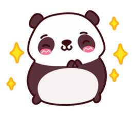 Malwynn Panda Bear Lovely Sticker Set sticker #4950871