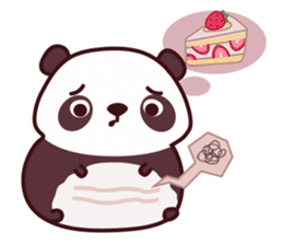 Malwynn Panda Bear Lovely Sticker Set sticker #4950872