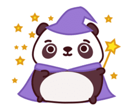Malwynn Panda Bear Lovely Sticker Set sticker #4950878