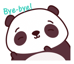 Malwynn Panda Bear Lovely Sticker Set sticker #4950880
