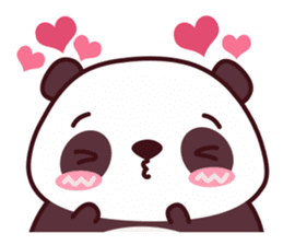 Malwynn Panda Bear Lovely Sticker Set sticker #4950882
