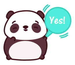 Malwynn Panda Bear Lovely Sticker Set sticker #4950883