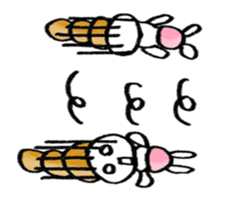 Colorful Loose Cute Bread Corone chan!! sticker #4951167