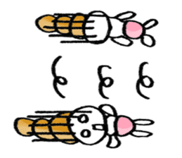 Colorful Loose Cute Bread Corone chan!! sticker #4951167