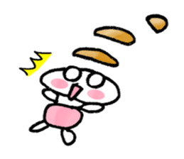 Colorful Loose Cute Bread Corone chan!! sticker #4951168