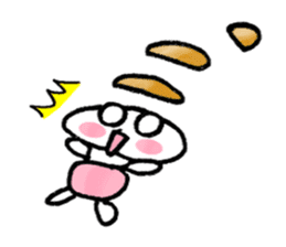 Colorful Loose Cute Bread Corone chan!! sticker #4951168