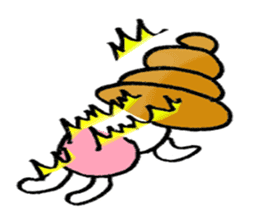 Colorful Loose Cute Bread Corone chan!! sticker #4951170