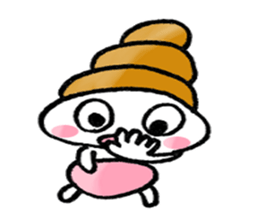 Colorful Loose Cute Bread Corone chan!! sticker #4951171