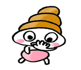 Colorful Loose Cute Bread Corone chan!! sticker #4951171