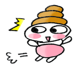 Colorful Loose Cute Bread Corone chan!! sticker #4951172