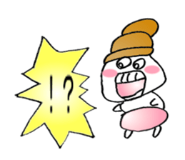 Colorful Loose Cute Bread Corone chan!! sticker #4951174