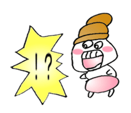 Colorful Loose Cute Bread Corone chan!! sticker #4951174