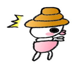 Colorful Loose Cute Bread Corone chan!! sticker #4951176