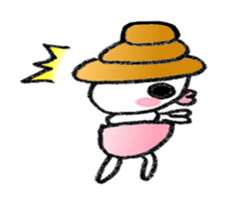 Colorful Loose Cute Bread Corone chan!! sticker #4951176