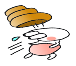 Colorful Loose Cute Bread Corone chan!! sticker #4951177