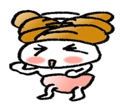 Colorful Loose Cute Bread Corone chan!! sticker #4951178