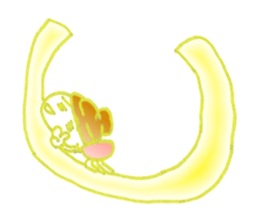 Colorful Loose Cute Bread Corone chan!! sticker #4951181