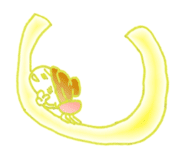 Colorful Loose Cute Bread Corone chan!! sticker #4951181