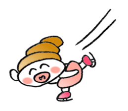 Colorful Loose Cute Bread Corone chan!! sticker #4951182