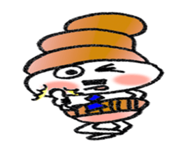 Colorful Loose Cute Bread Corone chan!! sticker #4951186