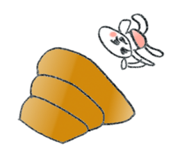 Colorful Loose Cute Bread Corone chan!! sticker #4951190