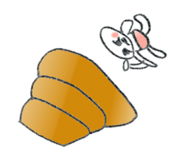 Colorful Loose Cute Bread Corone chan!! sticker #4951190