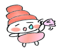 Colorful Loose Cute Bread Corone chan!! sticker #4951198