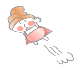 Colorful Loose Cute Bread Corone chan!! sticker #4951200