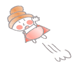 Colorful Loose Cute Bread Corone chan!! sticker #4951200