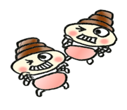 Colorful Loose Cute Bread Corone chan!! sticker #4951204