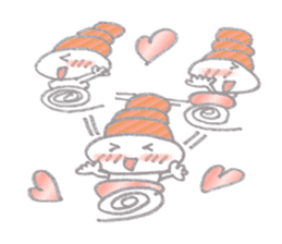 Colorful Loose Cute Bread Corone chan!! sticker #4951205