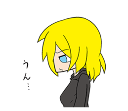 Responses Scornful Eyes Girl sticker #4951818