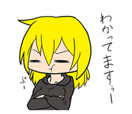 Responses Scornful Eyes Girl sticker #4951825