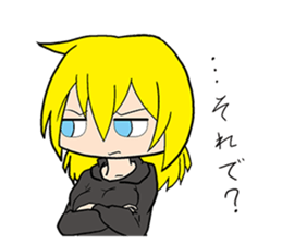 Responses Scornful Eyes Girl sticker #4951833