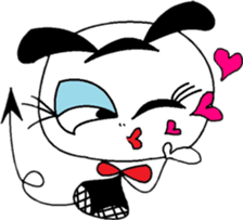 My cute devil's jealousy sticker #4952107