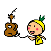 Ukulele Girl and P Nappuru kun sticker #4953225