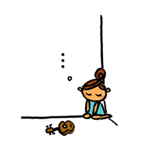 Ukulele Girl and P Nappuru kun sticker #4953226