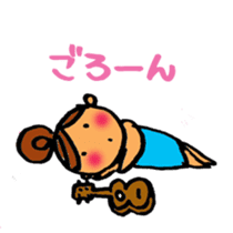 Ukulele Girl and P Nappuru kun sticker #4953233