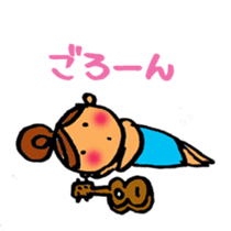 Ukulele Girl and P Nappuru kun sticker #4953233