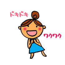 Ukulele Girl and P Nappuru kun sticker #4953235