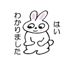Moco is a rabbit sticker #4953528