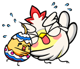 annoying chicken sticker #4954337