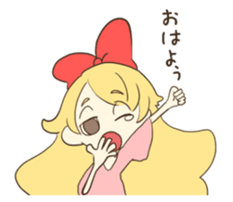 Daily life of the Ribbon girl sticker #4954526