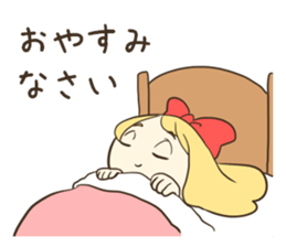 Daily life of the Ribbon girl sticker #4954527