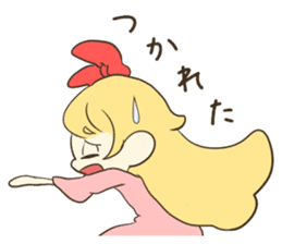 Daily life of the Ribbon girl sticker #4954529