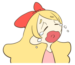 Daily life of the Ribbon girl sticker #4954530