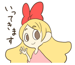 Daily life of the Ribbon girl sticker #4954534