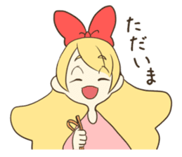 Daily life of the Ribbon girl sticker #4954535