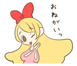 Daily life of the Ribbon girl sticker #4954537