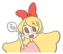 Daily life of the Ribbon girl sticker #4954543